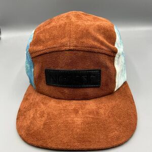 Nectar Hat Men 5 Panel Brown Suede Surf Strap Back‎ Cap
